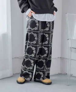 Кружевные брюки с блочной вышивкой Studio Clip, цвет Black 19