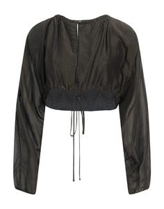 Кроп-топ Semicouture, темно-зеленый