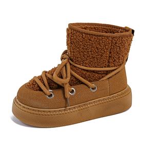 Bull charm Женские короткие зимние сапоги верблюжьего цвета, цвет Camel