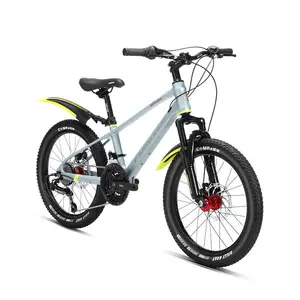 Горный велосипед унисекс FOREVER из магниевого сплава 20 дюймов 21 скорость, серый