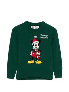 Джемпер для малышей с принтом Mc2 Saint Barth, зеленый