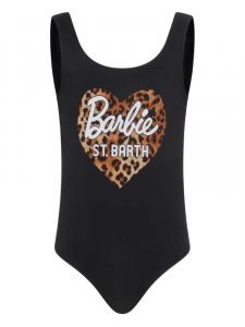 Купальник с логотипом MC2 Saint Barth Kids, черный