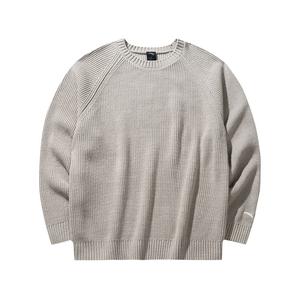 ANTA SUPERSTORE CHAOJIANTA Вязаный свитер мужской однотонный туманно-серый