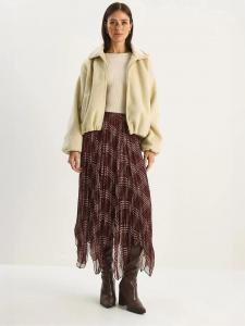 Bianco Lucci Юбка в цвете мокко, темно-коричневая