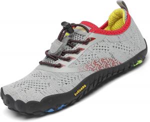 Детская обувь SAGUARO для босых ног для мальчиков и девочек, быстро сохнущие аква-кроссовки, легкая спортивная обувь, водные тапочки для малышей, серый