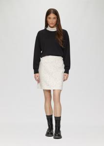 Юбка А-силуэта BOUCLÉ-ROCK  s.Oliver, бежевый