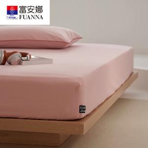 Fuanna Простыня на резинке 120х200 см из хлопка Синьцзян, фланель, цвет Haitangfeng
