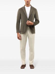 Хлопковый блейзер Boglioli, коричневый