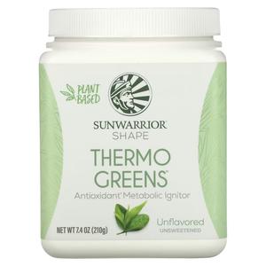 Shape, Термозелень, без вкуса, 7,4 унции (210 г) Sunwarrior