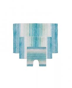 Градиентные коврики для ванной Home Weavers, синий