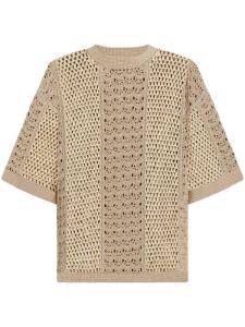 Футболка тканая Dolce & Gabbana, коричневый