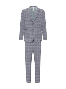 Приталенный костюм Distretto12 Ayeres, индиго/дымчато-синий/опаловый