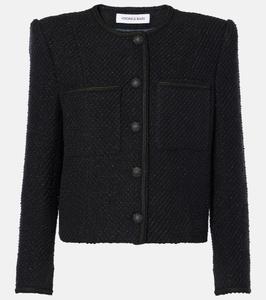 Куртка Lars из хлопковой смеси Veronica Beard, черный