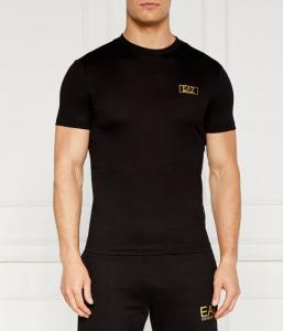 Футболка мужская Ea7 хлопковая, черный