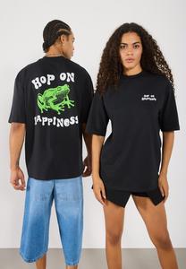 Футболка с принтом UNISEX YOURTURN, черный