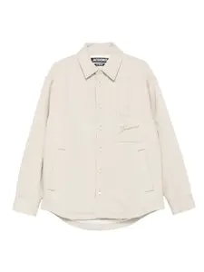 Вышитая рубашка Boulanger Jacquemus, нейтральный