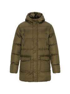 MO Мужская парка оливкового цвета