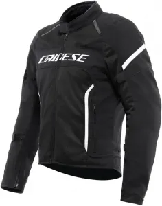 Мужская летняя мотоциклетная куртка Dainese Air Frame 3 Tex с отстегивающейся ветрозащитной подкладкой, Black/Black/White
