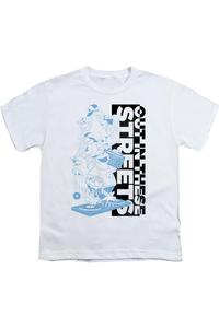 Футболка с коротким рукавом Sesame Street Out In These Streets для детей Gildan, белый