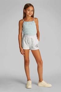 Хлопковые детские шорты Calvin Klein Jeans, белый