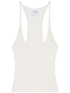 Courrèges топ без рукавов, белый