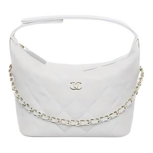 CHANEL Сумка хобо из зернистой телячьей кожи