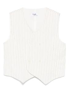Жилет в тонкую полоску Il Gufo, белый