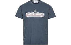 Футболка мужская темно-синяя Stone Island, темно-синий