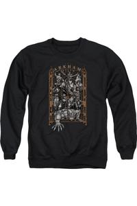 Толстовка Batman Arkhams Gate для взрослых с круглым вырезом Gildan, черный