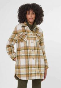 Короткое пальто MIT KARO-MUSTER - Classic coat MADELEINE, белый