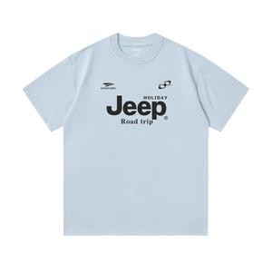 Футболка унисекс Crew Neck Moderate Jeep, sky синий