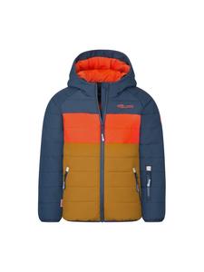 Куртка для лыж/сноуборда Hafjell PRO бронзового/синего цвета Trollkids