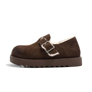 Повседневные однобортные туфли женские Old Meow, Coffee