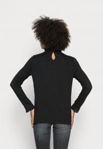 Топ с длинными рукавами SLUB FRILL Rich & Royal, цвет black