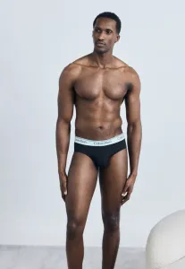Трусы-Брифы из микрофибры с эластичным ворсом, 5 штук в упаковке. Calvin Klein Underwear, Black