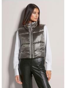 MADELEINE Летний жилет с глянцевой отделкой графитового цвета