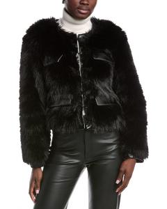 Контрастная куртка Кеннета Коула Kenneth Cole, черный