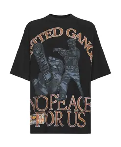 Футболка оверсайз Pdf, черный