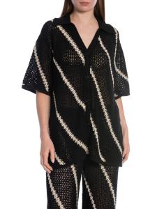 Рубашка Saisha в черном цвете SAMSOE