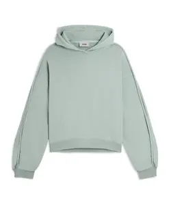 Худи с эффектом потертости цвета гвоздики Axel Arigato, синий