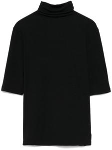 Vince топ с высоким воротником, черный