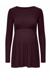 Топ ONLY MATERNITY Long sleeved top, Winetasting/Bordeaux