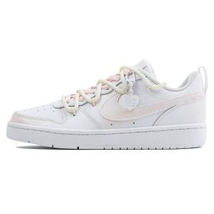 Nike Court Borough Pink Fruit Bubble Low top детские скейтборд кроссовки Pink White для подростков