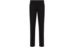Брюки зауженные миди EMPORIO ARMANI, черный