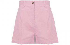 SS24 Повседневные шорты женские розово-розовые PINKO