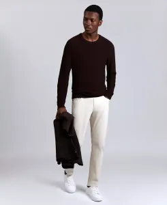 Мужской свитер с узором попкорн Kenneth Cole, коричневый