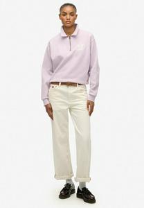 Толстовка Superdry & Co NEON COLLARED HALF , Parma Violet Purple/Purple