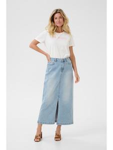 Kaffe Светло-голубая джинсовая юбка