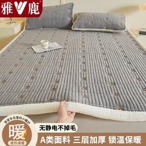 Yalu Наматрасник из велюра 150х200 см, 3 предмета (матрасник + 2 наволочки), цвет Cherry Gray