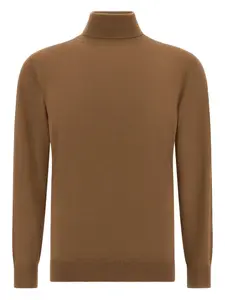Свитер с высоким воротником Boggi Milano, коричневый